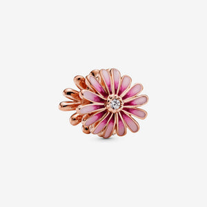 PANDORA rosafarbenes Gänseblümchen Charm