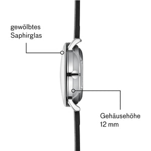 Sternglas Naos Automatik 38 mm schwarz